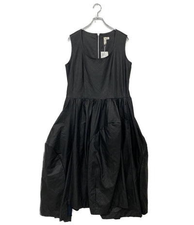 美品 COMME des GARCONS ノースリーブワンピース フェイクレザー2WAY 24AW GN-O001 レディース SIZE M コムデギャルソン