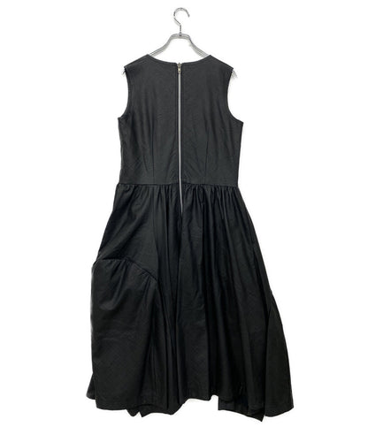 美品 COMME des GARCONS ノースリーブワンピース フェイクレザー2WAY 24AW GN-O001 レディース SIZE M コムデギャルソン