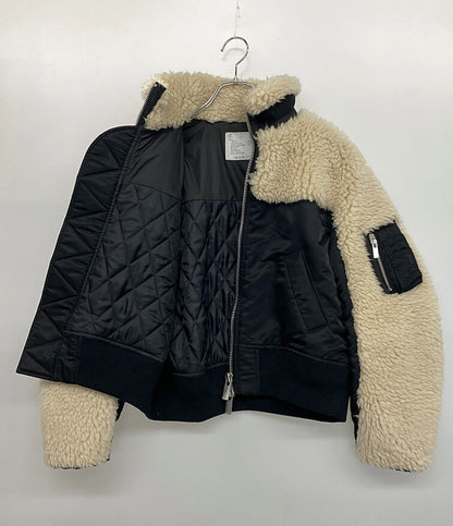 sacai ジャケット faux shearling×Nylon Twill Blouson 23aw 23-07012 レディース SIZE 1 サカイ
