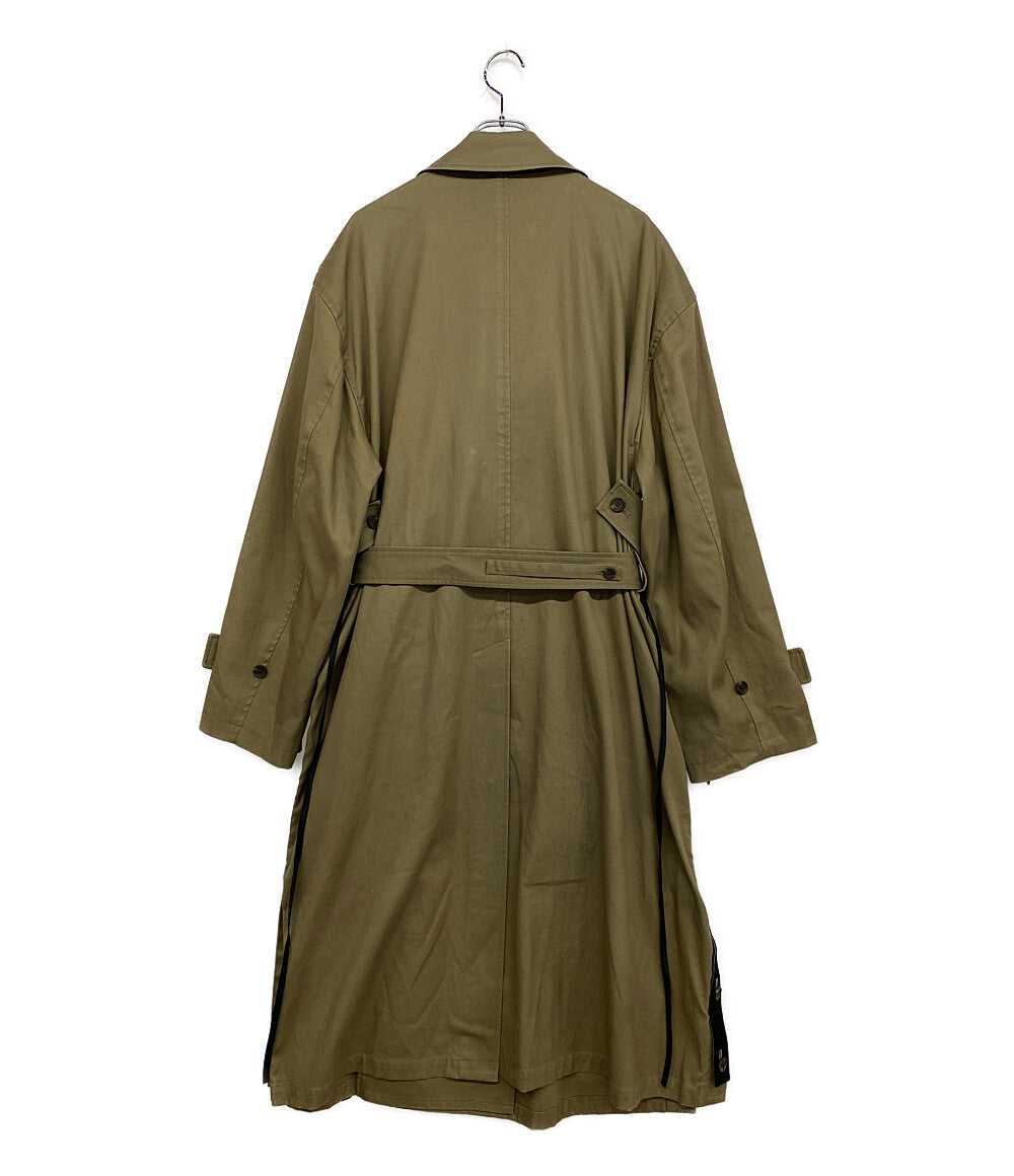 シュタイン オーバーダブルトレンチコート 22aw メンズ SIZE S stein