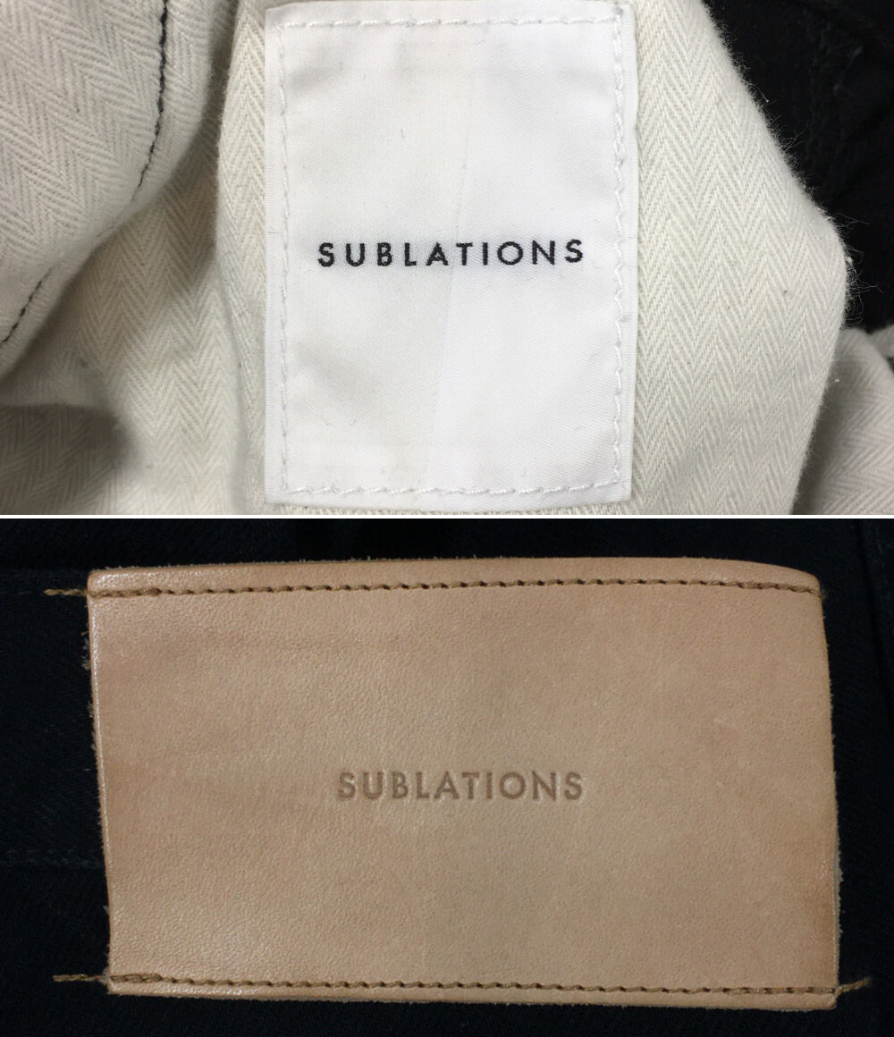 SUBLATIONS サブレーション デニムパンツ BONDAGE DENIM PANTS 24SS メンズ SIZE 3