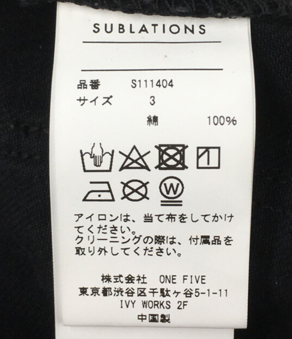 SUBLATIONS サブレーション デニムパンツ BONDAGE DENIM PANTS 24SS メンズ SIZE 3