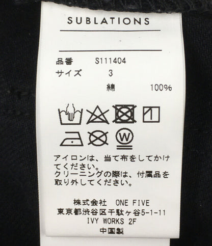 SUBLATIONS サブレーション デニムパンツ BONDAGE DENIM PANTS 24SS メンズ SIZE 3