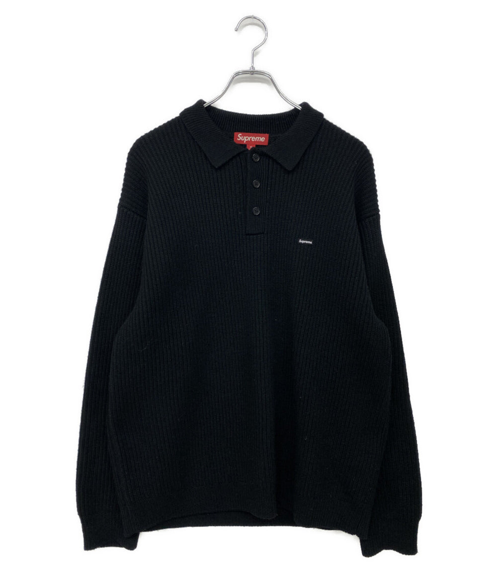 シュプリーム  長袖ポロシャツ SMALL BOX POLO SWEATER ニット 23FW     メンズ SIZE M  Supreme