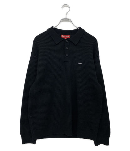 シュプリーム  長袖ポロシャツ SMALL BOX POLO SWEATER ニット 23FW     メンズ SIZE M  Supreme