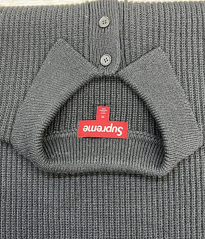 シュプリーム  長袖ポロシャツ SMALL BOX POLO SWEATER ニット 23FW     メンズ SIZE M  Supreme