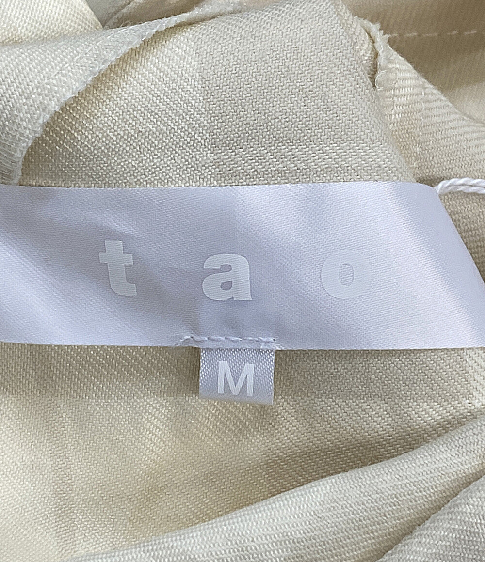 tao COMME des GARCONS スキッパーセーラーカラーオールインワン 七分袖 24AW TN-A005 レディース SIZE M タオ コムデギャルソン