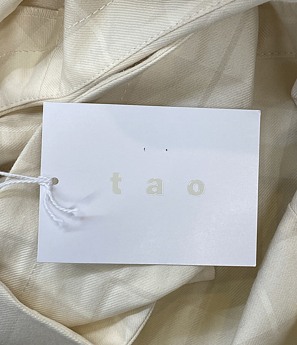 tao COMME des GARCONS スキッパーセーラーカラーオールインワン 七分袖 24AW TN-A005 レディース SIZE M タオ コムデギャルソン