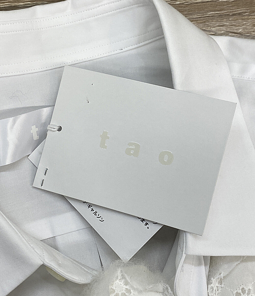 美品 tao COMME des GARCONS シャツワンピース 長袖 24AW TN-O003 レディース SIZE S タオ コムデギャルソン