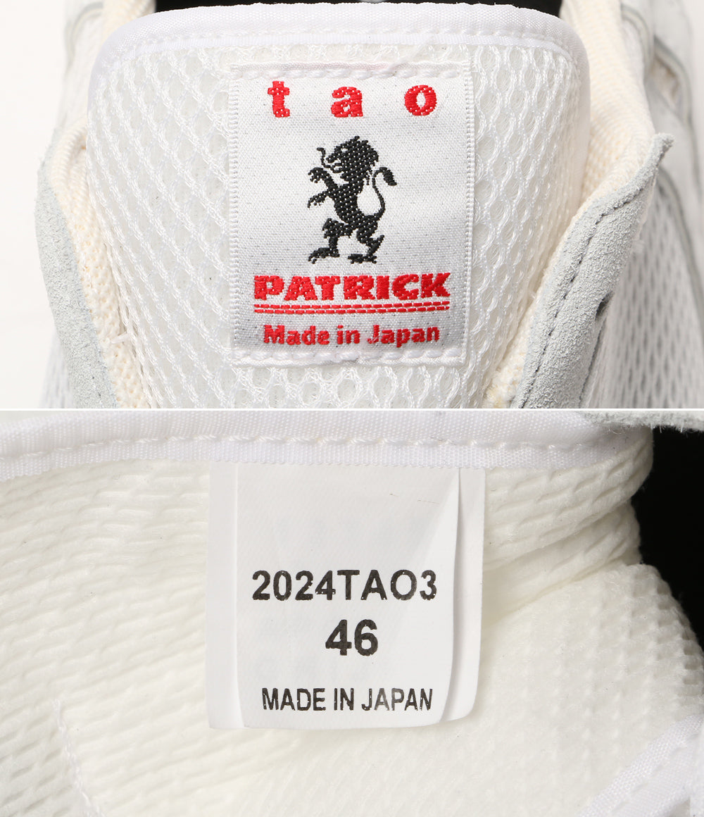 美品 tao×PATRICK タオ パトリック ローカットスニーカー 24ss TM-K106-001 メンズ SIZE 46