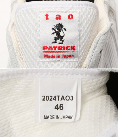 美品 tao×PATRICK タオ パトリック ローカットスニーカー 24ss TM-K106-001 メンズ SIZE 46