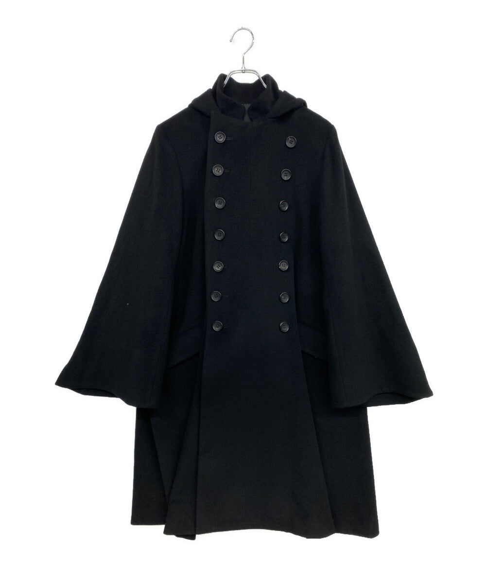 コレクション YOHJI YAMAMOTO FEMME COLLECTIONS コート カシミヤ混フラノフードコート レディース SIZE 1 ヨウジヤマモト
