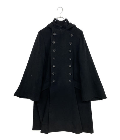 コレクション YOHJI YAMAMOTO FEMME COLLECTIONS コート カシミヤ混フラノフードコート レディース SIZE 1 ヨウジヤマモト
