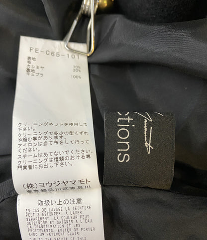コレクション YOHJI YAMAMOTO FEMME COLLECTIONS コート カシミヤ混フラノフードコート レディース SIZE 1 ヨウジヤマモト