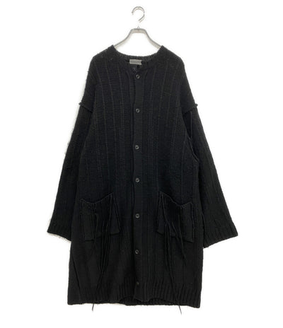 ヨウジヤマモトプールオム コート 3G STRIPE STRING LONG CARDIGAN COAT メンズ SIZE 3 YOHJI YAMAMOTO POUR HOMME