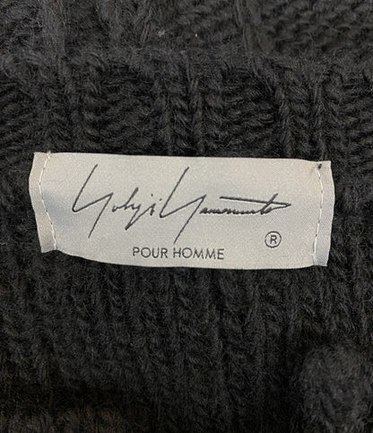 YOHJI YAMAMOTO POUR HOMME コート 3G STRIPE STRING LONG CARDIGAN COAT メンズ SIZE 3 ヨウジヤマモトプールオム