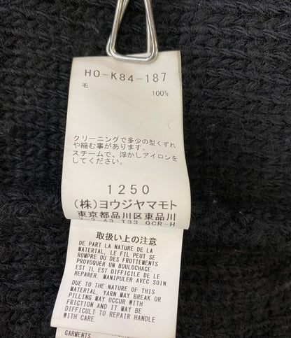 YOHJI YAMAMOTO POUR HOMME コート 3G STRIPE STRING LONG CARDIGAN COAT メンズ SIZE 3 ヨウジヤマモトプールオム