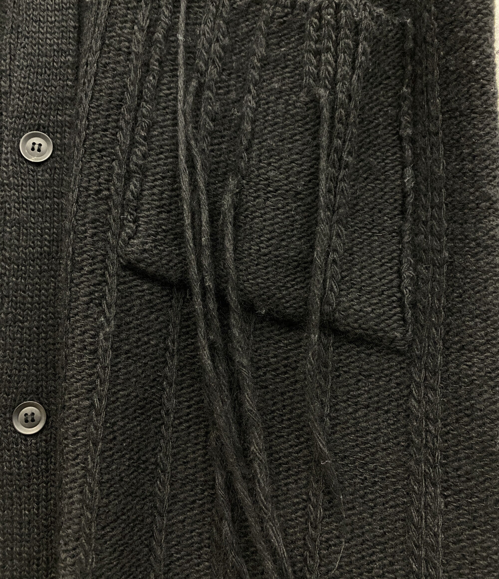 YOHJI YAMAMOTO POUR HOMME コート 3G STRIPE STRING LONG CARDIGAN COAT メンズ SIZE 3 ヨウジヤマモトプールオム