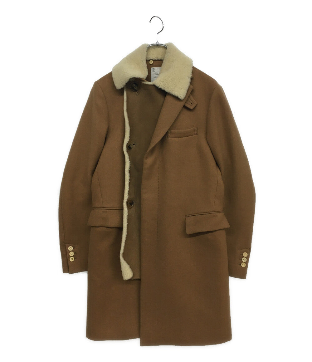 sacai コート ムートン切替 16AW 16-01059M メンズ SIZE 1 サカイ