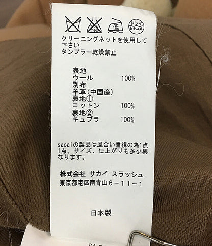 sacai コート ムートン切替 16AW 16-01059M メンズ SIZE 1 サカイ