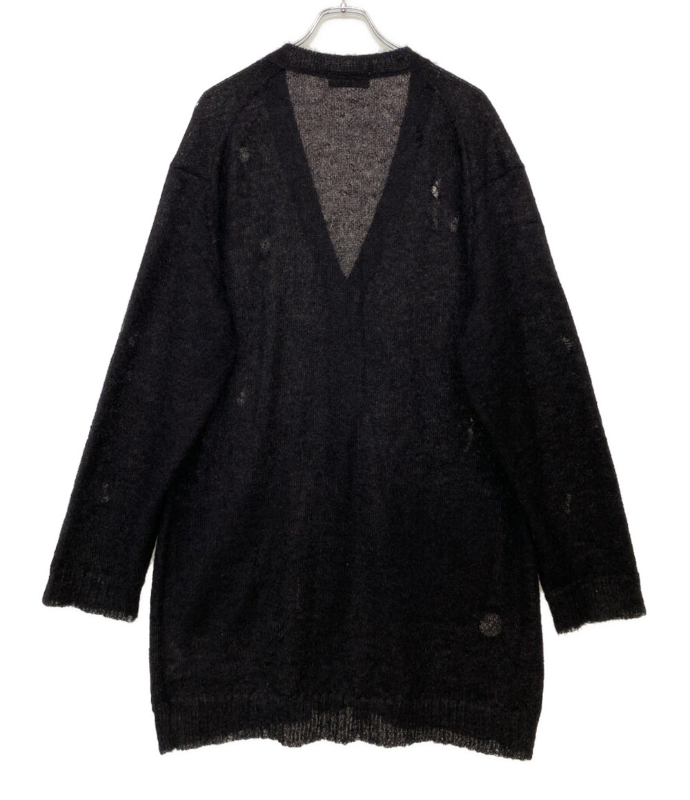 ヨウジヤマモトプールオム カーディガン 7G1P PLAIN STITCH V LONG CARDIGAN 24AW メンズ SIZE 3 YOHJI YAMAMOTO POUR HOMME