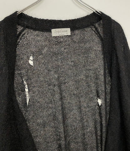 ヨウジヤマモトプールオム カーディガン 7G1P PLAIN STITCH V LONG CARDIGAN 24AW メンズ SIZE 3 YOHJI YAMAMOTO POUR HOMME