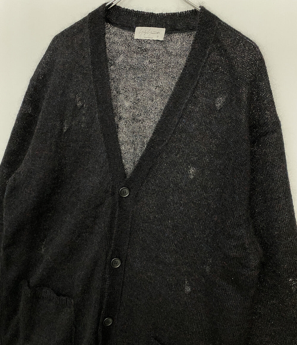 ヨウジヤマモトプールオム カーディガン 7G1P PLAIN STITCH V LONG CARDIGAN 24AW メンズ SIZE 3 YOHJI YAMAMOTO POUR HOMME
