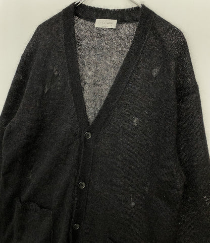 ヨウジヤマモトプールオム カーディガン 7G1P PLAIN STITCH V LONG CARDIGAN 24AW メンズ SIZE 3 YOHJI YAMAMOTO POUR HOMME