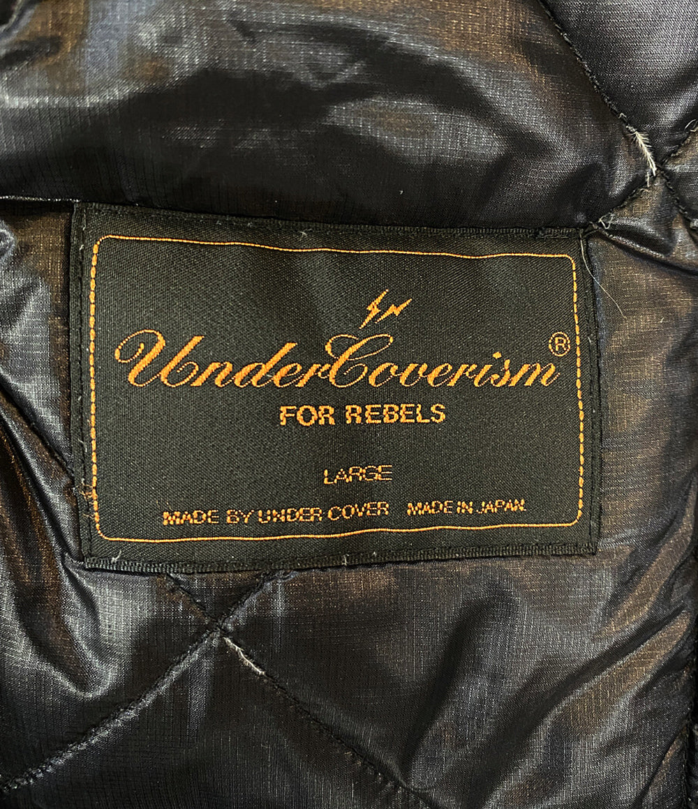 UNDERCOVER×FRAGMENT フラグメント 刺繍ロゴダウンベスト 03AW メンズ SIZE L アンダーカバー