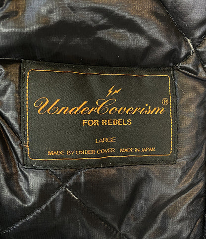 UNDERCOVER×FRAGMENT フラグメント 刺繍ロゴダウンベスト 03AW メンズ SIZE L アンダーカバー