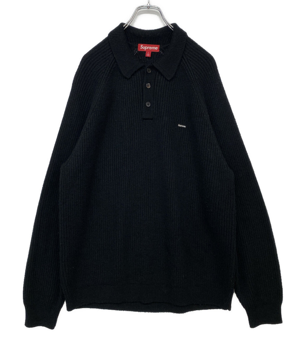 シュプリーム ニット Small Box Polo Sweater 24AW メンズ SIZE L Supreme