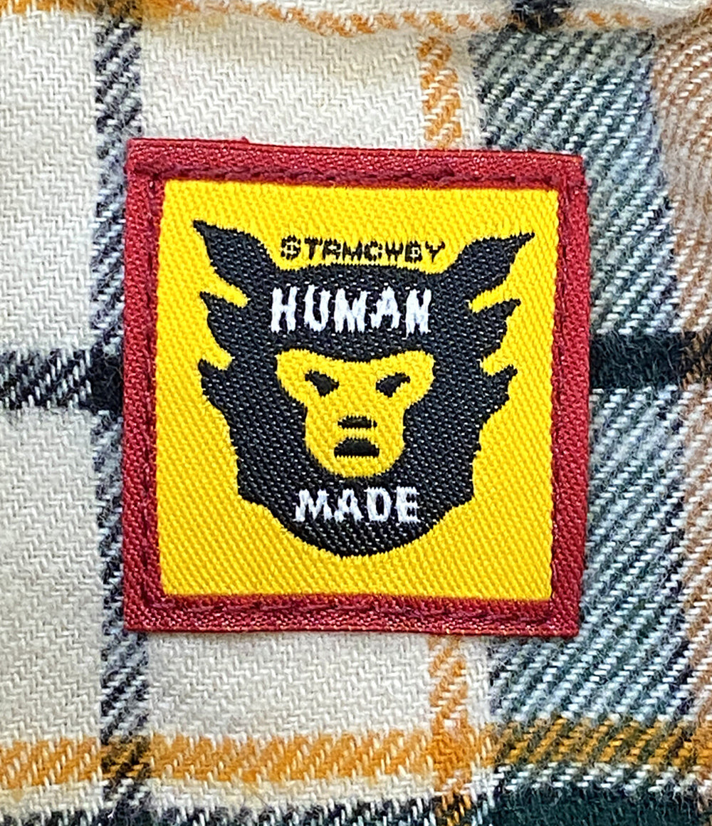 ヒューマンメード ネルシャツ 長袖 CRAZY CHECK 23AW メンズ SIZE M HUMAN MADE