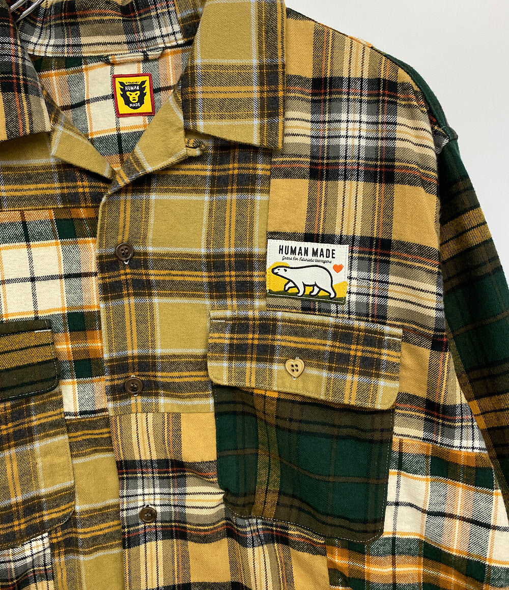 ヒューマンメード ネルシャツ 長袖 CRAZY CHECK 23AW メンズ SIZE M HUMAN MADE