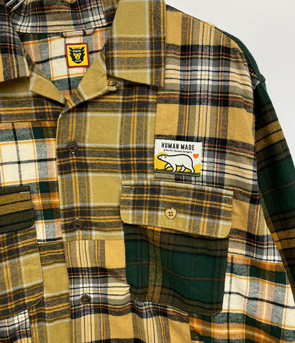 ヒューマンメード ネルシャツ 長袖 CRAZY CHECK 23AW メンズ SIZE M HUMAN MADE