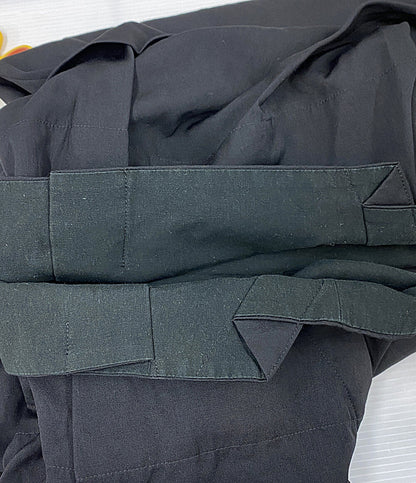 ヨウジヤマモトプールオム パンツ ランダムタックワイド ウールギャバ 23SS HZ-P21-100 メンズ SIZE 3 YOHJI YAMAMOTO POUR HOMME