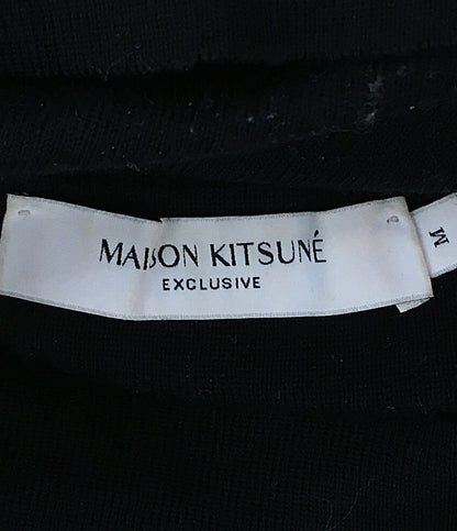 メゾンキツネ ニット ロゴワッペンタートルネック JW00573KT1036 レディース SIZE M MAISON KITSUNE