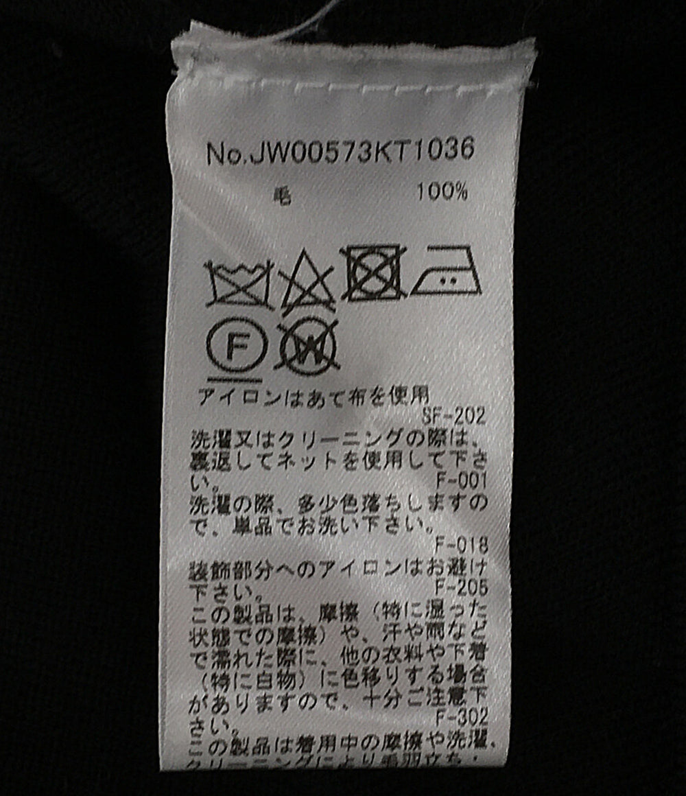 メゾンキツネ ニット ロゴワッペンタートルネック JW00573KT1036 レディース SIZE M MAISON KITSUNE