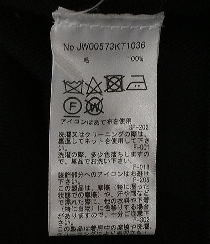 メゾンキツネ ニット ロゴワッペンタートルネック JW00573KT1036 レディース SIZE M MAISON KITSUNE