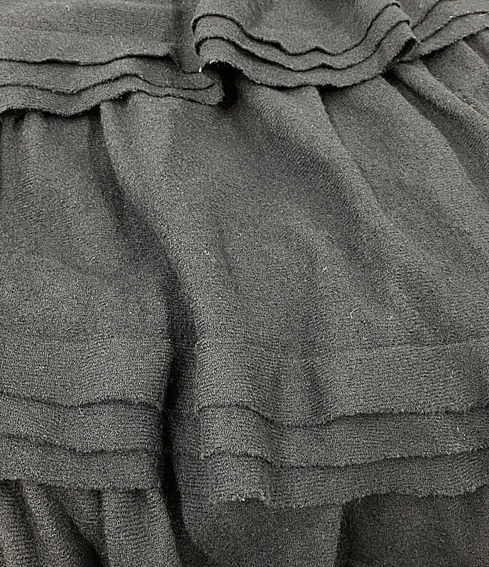 ノワールケイニノミヤ スカート ウールフリル段々スカート 24AW 3N-S011 レディース SIZE S noir kei ninomiya