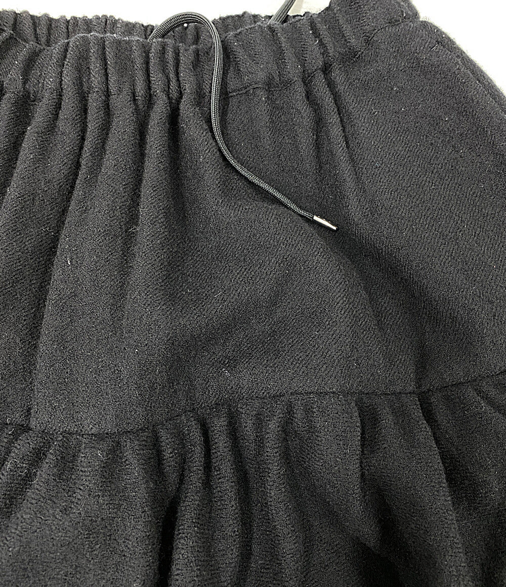 ノワールケイニノミヤ スカート ウールフリル段々スカート 24AW 3N-S011 レディース SIZE S noir kei ninomiya