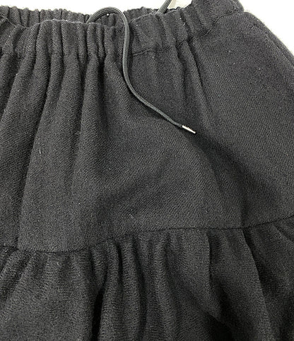 ノワールケイニノミヤ スカート ウールフリル段々スカート 24AW 3N-S011 レディース SIZE S noir kei ninomiya