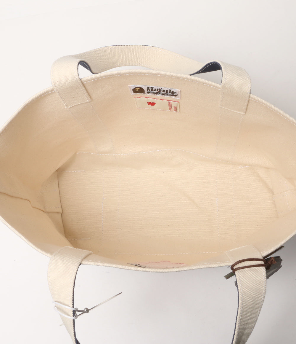 バッグ Bape All Baby Milo Tote Bag A BATHING APE エコバッグ BABY MILO PLUSH DOLL RECYCLE TOTE BAG