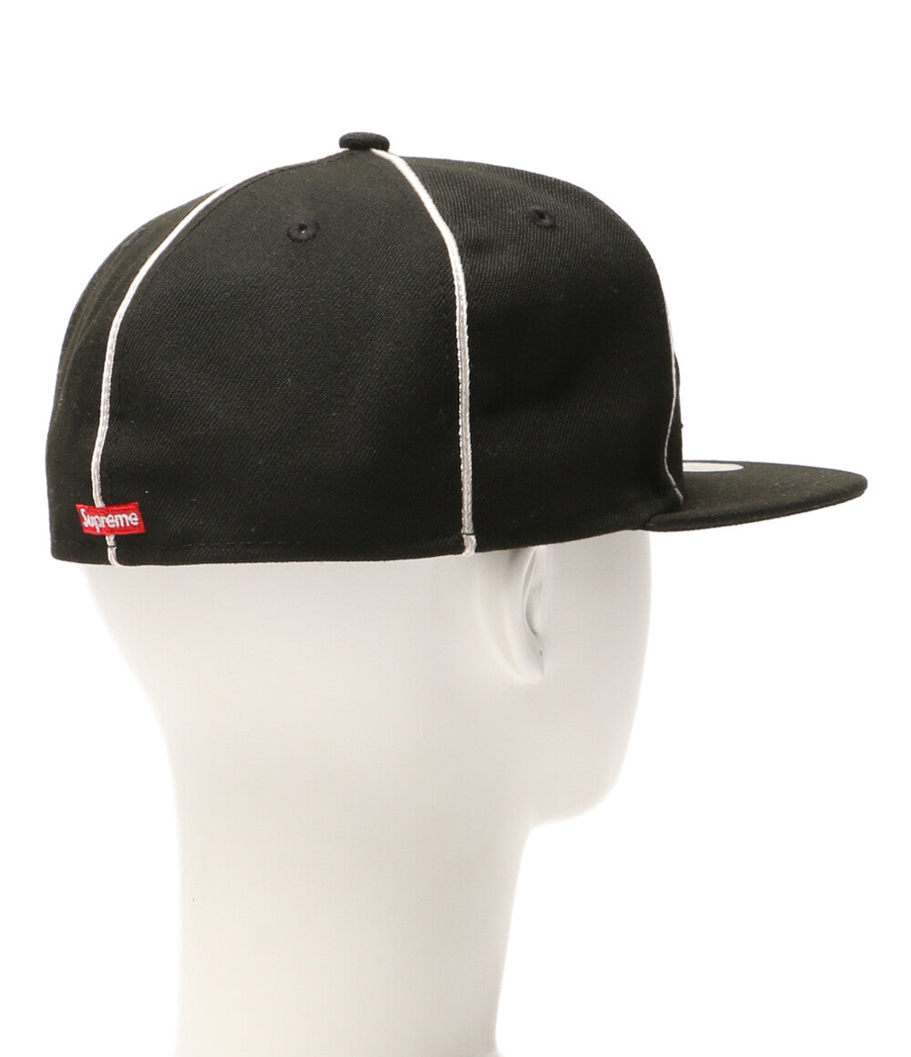 シュプリーム 美品 ニューエラ キャップ Piping Script Logo CAP