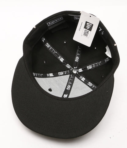 シュプリーム 美品 ニューエラ キャップ Piping Script Logo CAP      メンズ SIZE 56.8cm  Supreme×NEW ERA