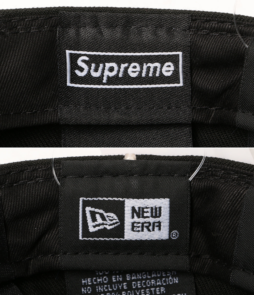 シュプリーム 美品 ニューエラ キャップ Piping Script Logo CAP      メンズ SIZE 56.8cm  Supreme×NEW ERA