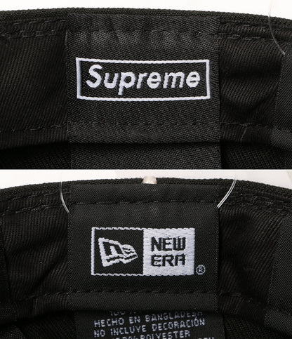 シュプリーム 美品 ニューエラ キャップ Piping Script Logo CAP      メンズ SIZE 56.8cm  Supreme×NEW ERA