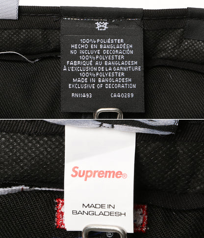 シュプリーム 美品 ニューエラ キャップ Piping Script Logo CAP      メンズ SIZE 56.8cm  Supreme×NEW ERA