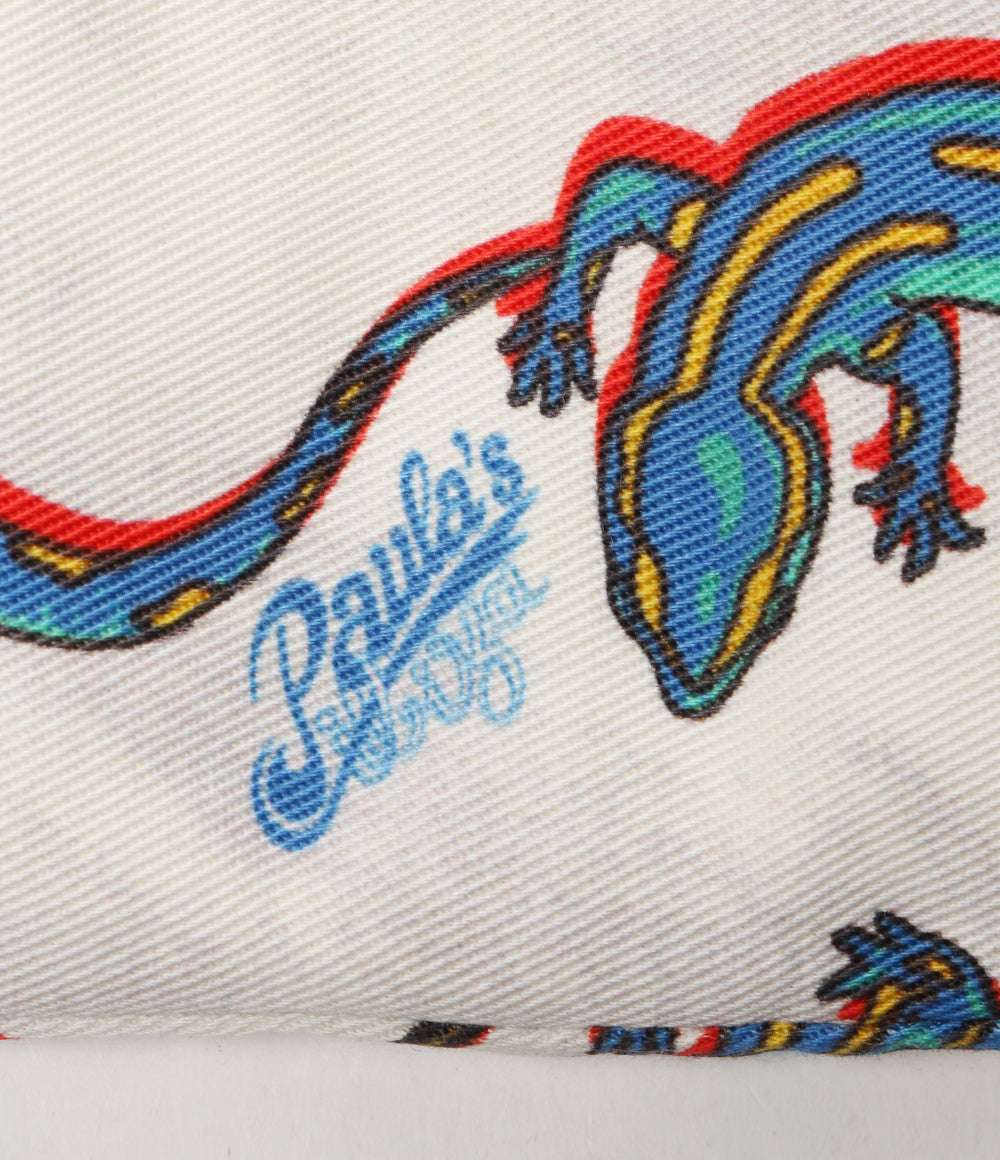 ロエベ 美品 パウラズイビザ トカゲ巾着ポーチ      レディース   LOEWE×PAULA’S IBIZA