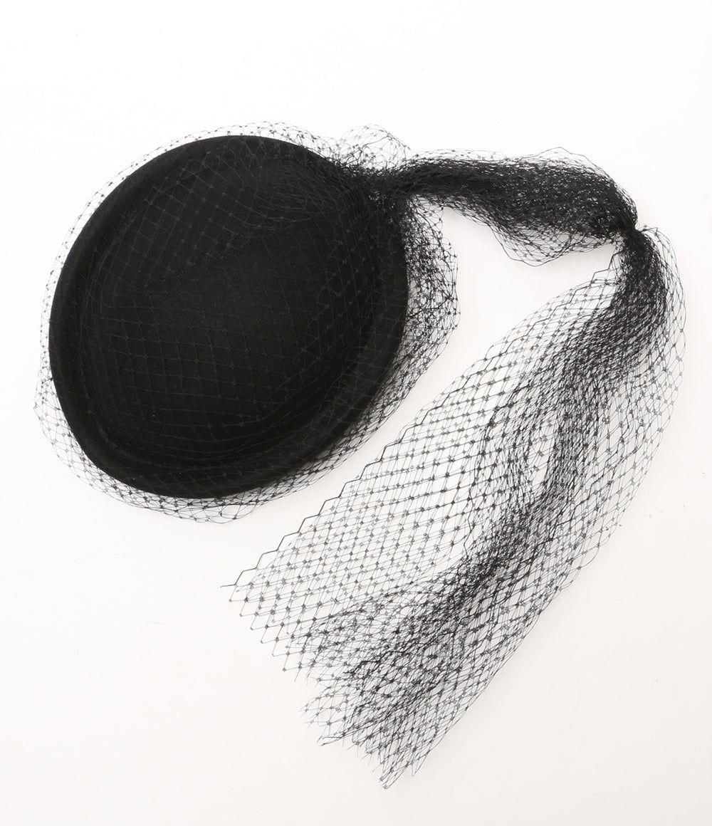 GUCCI チュール付き帽子 黒 レディース SIZE L 58 グッチ