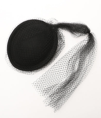 GUCCI チュール付き帽子 黒 レディース SIZE L 58 グッチ